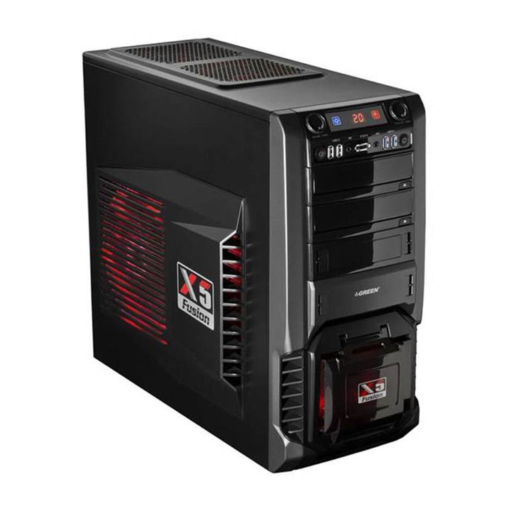 قاب کیس کامپیوتر Green X5 Fusion
